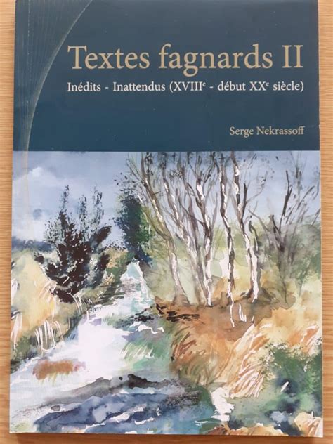 Textes Fagnards II Office Du Tourisme De Jalhay Sart