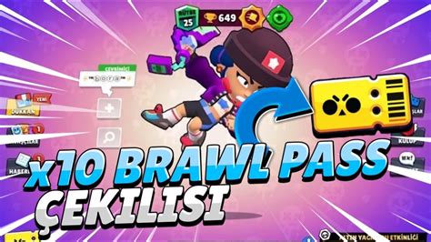 10 Brawl Pass ÇekİlİŞİ Youtube