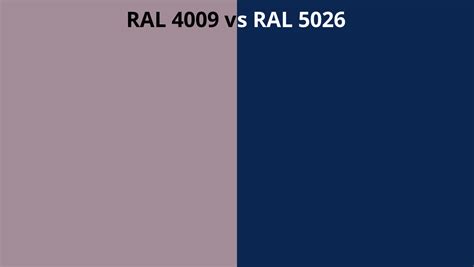 Ral 4009 Vs 5026 Ral Colour Chart Uk