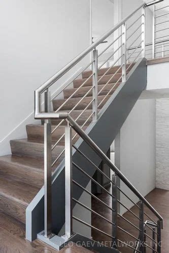 Silver Stainless Steel Railings Mounting Type Floor At Rs Sq Ft