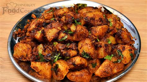 Spicy Potato Fry Recipe Aloo Fry Urulai Kilangu Varuval Youtube