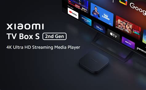 Xiaomi TV Box S 2nd Gen 4K Ultra HD Streaming Media Player 2GB RAM 8GB