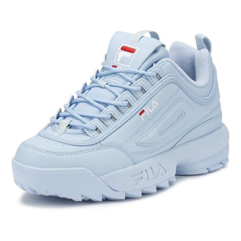 Lyst - Fila Disruptor Ii Premium Womens Angel Falls Blue Trainers in Blue