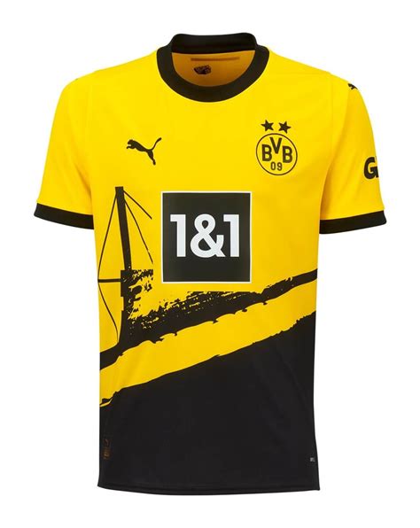 Camisa Borussia Dortmund I 2023/24 Amarela e Preta - Masculino