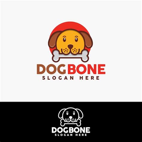 Premium Vector Dog Bone Logo Design Template