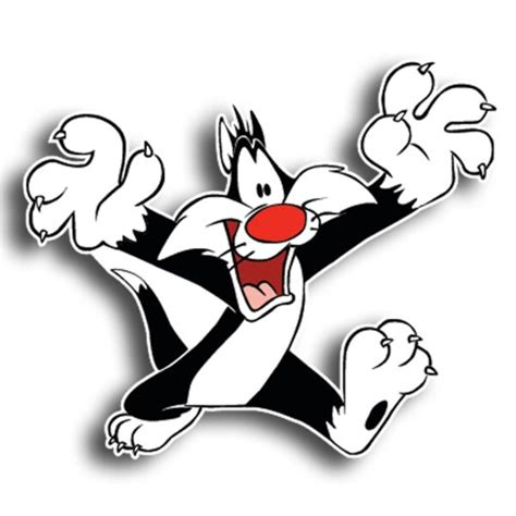 Sylvester The Cat Decal Etsy