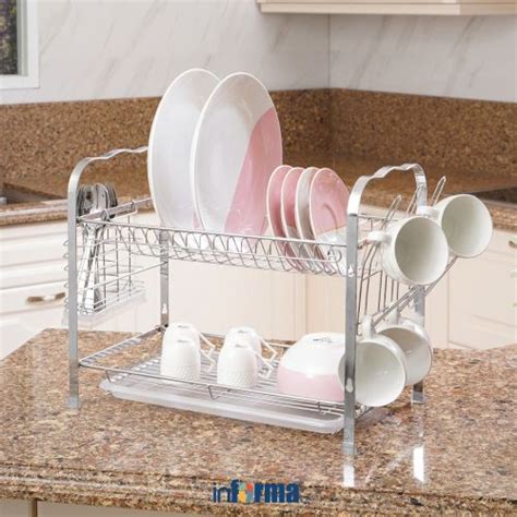 Jual Informa Starlight Rak Piring Tingkat Dish Rack Tempat Peralatan