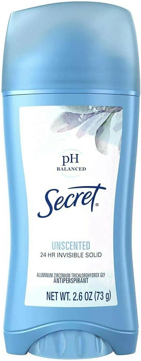 Secret Sld Inv Unscnted Size 26z Unscented Invisible Solid