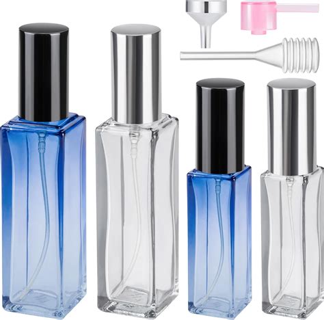 Melliex Pi Ces Verre Vaporisateur Parfum Rechargeable Clair Flacon