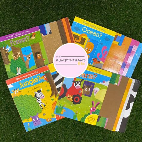 Interactive Slider Book Look Whos Hiding Shopee Singapore