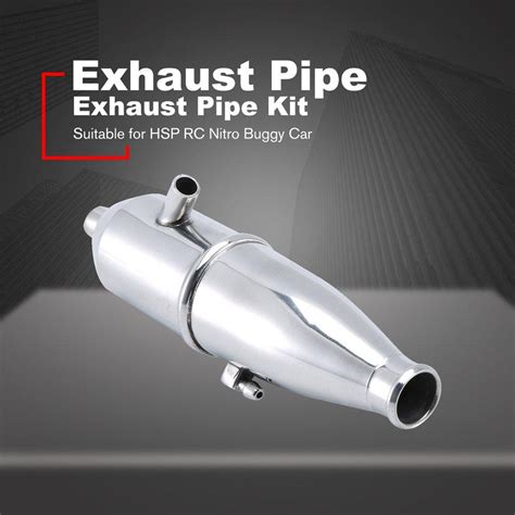 Buy Hsp Aluminum Side Exhaust Pipe For Rc Nitro Car