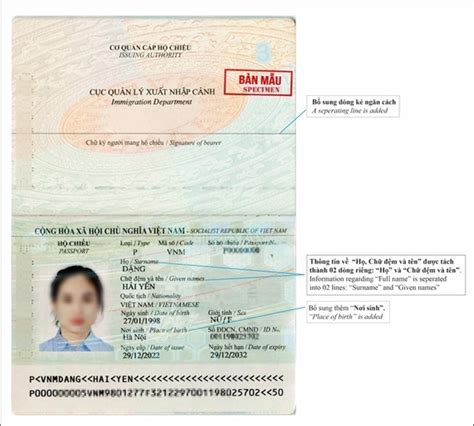 Birthplace Information Added To New Vietnamese Passports