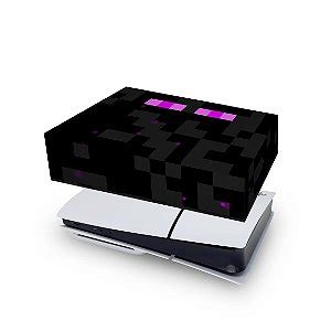 Capa PS5 Slim Anti Poeira Minecraft Enderman Pop Arte Skins Atacado