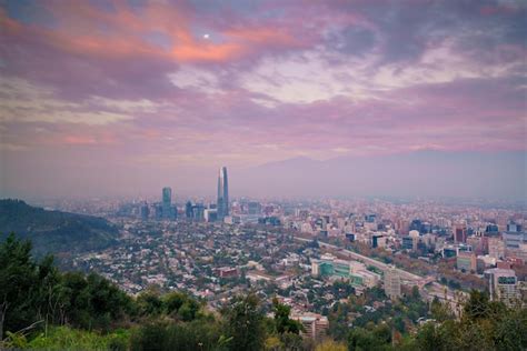 Premium Photo | The skyline of santiago in chile