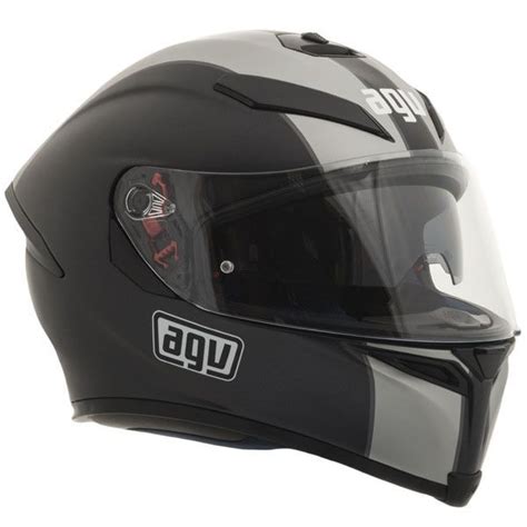 The Helmet Is Black And White With Red Lettering On It S Side While