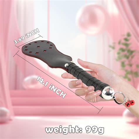 Leather Sexy Spanking Paddles Sex Whip Inch Bdsm Sex Toy For