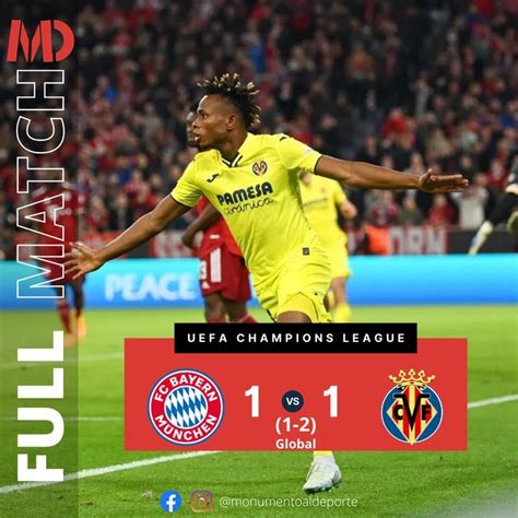 El Villareal Sorprende Al Bayern Y Pasa A La Semifinales De La Ucl