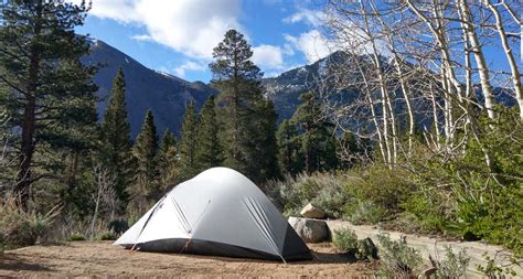 Camping at Bishop Park Campground in Mid-May.