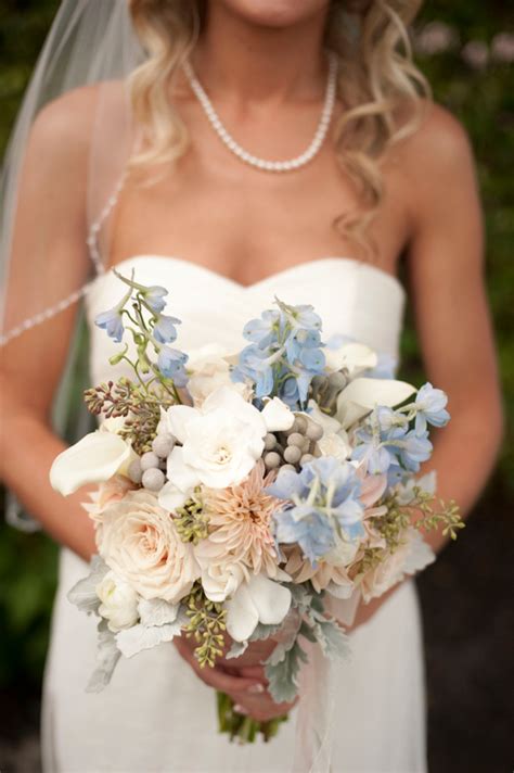 Beach Chic Light Blue And Peach Wedding Every Last Detail Blue