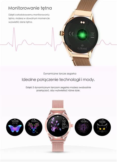 Zegarek Smartwatch G Rossi Sw Z Oty Ponadczasowi