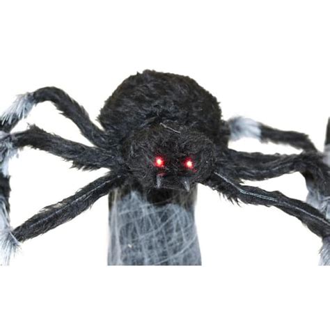 Props Holiday And Seasonal Halloween Animated Jumping Black Spider