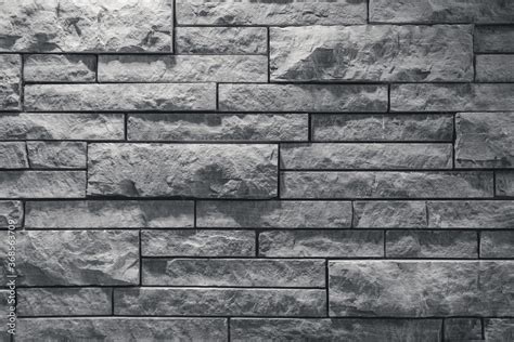 black and white brick wall background Stock Photo | Adobe Stock