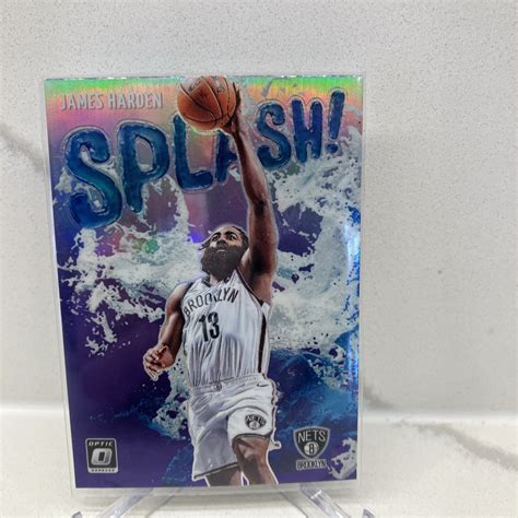 Donruss Optic Splash Base James Harden Ebay