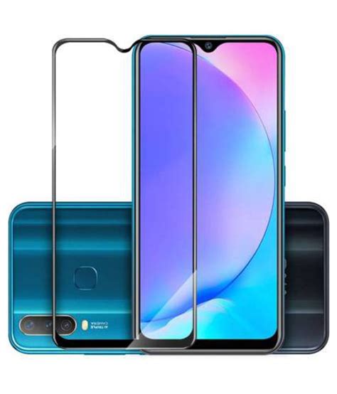 Vivo Y17 Tempered Glass Screen Guard By GLAZE UV Protection Anti