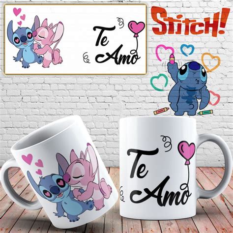 Caneca Stitch Te Amo Elo7 Produtos Especiais