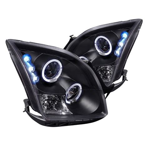 Spec D® Ford Fusion 2006 2009 Black Dual Halo Projector Led Headlights