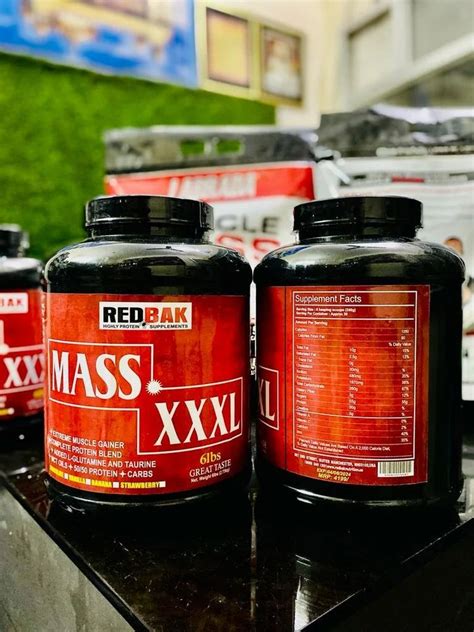 Cookies And Cream Redbak Mass Xxxl Mass Gainer Kg At Box In