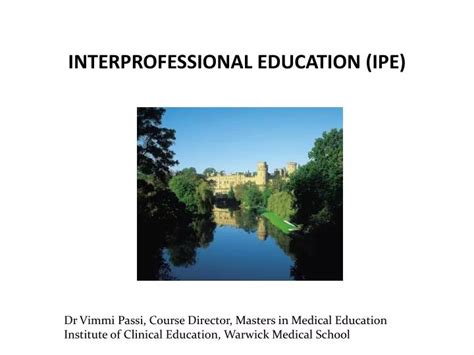 Ppt Interprofessional Education Ipe Powerpoint Presentation Free Download Id 2472648