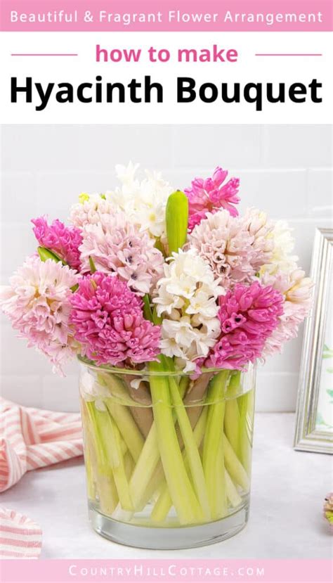 Hyacinth Arrangement {Easy DIY Hyacinth Bouquet}