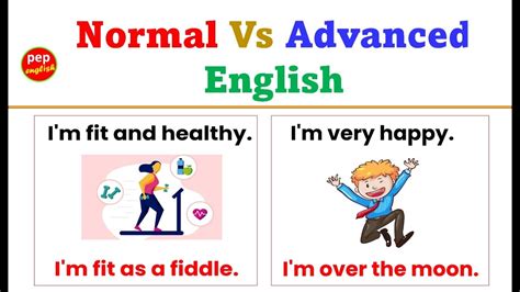 Normal Vs Advanced English Youtube