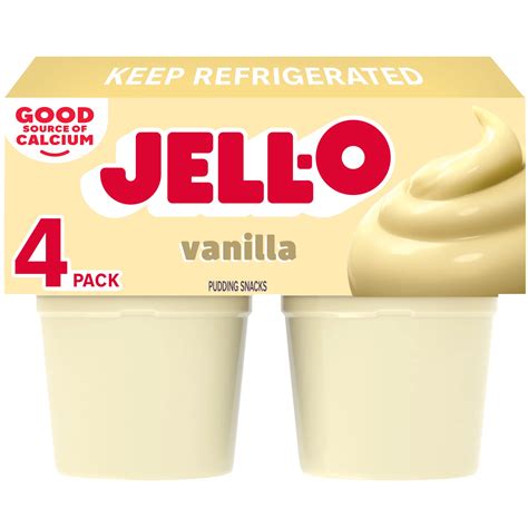 Jell O Vanilla Pudding Snacks Shop Pudding And Gelatin At H E B