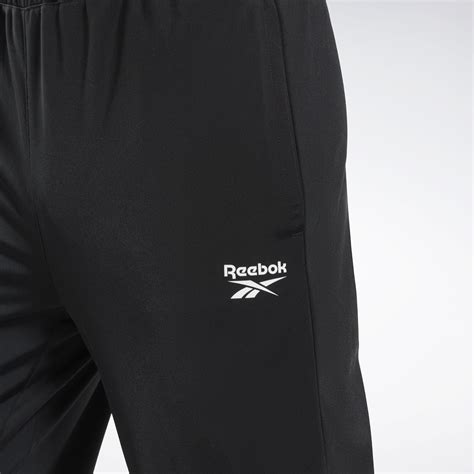 Reebok Identity Vector Knit Track Pants In Night Black Reebok Official Uk