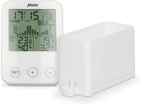 Alecto Weerstation Met Draadloze Regenmeter Ws 1200 Wit Klokken Shop