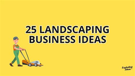 Discover 25 Creative Landscaping Business Concepts For Green Thumbs