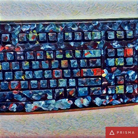 Painted Keyboard By Starfew On Deviantart