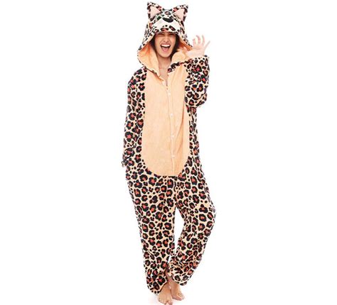 Disfraz De Pijama Leopardo Marr N Para Adultos