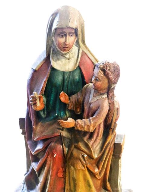 Kunsthistorischer Vortrag über Statue der Sankt Anna