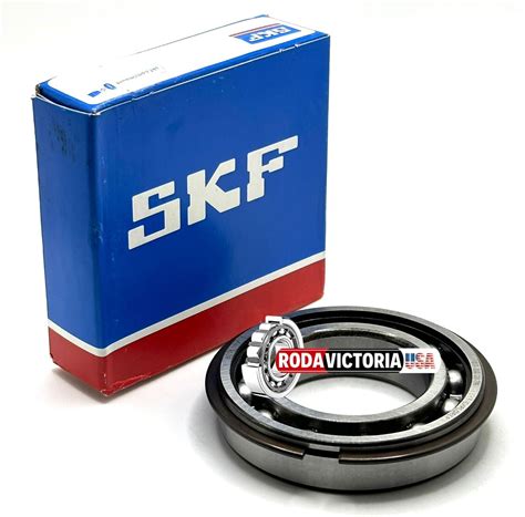 SKF 6008 NR Deep Groove Ball Bearing Open No Seals Snap Ring