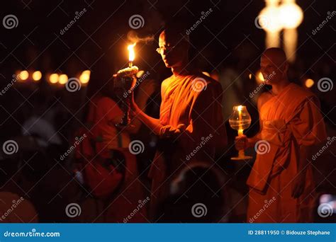 Buddhist Monk Ceremony Editorial Image Image Of Holiday 28811950