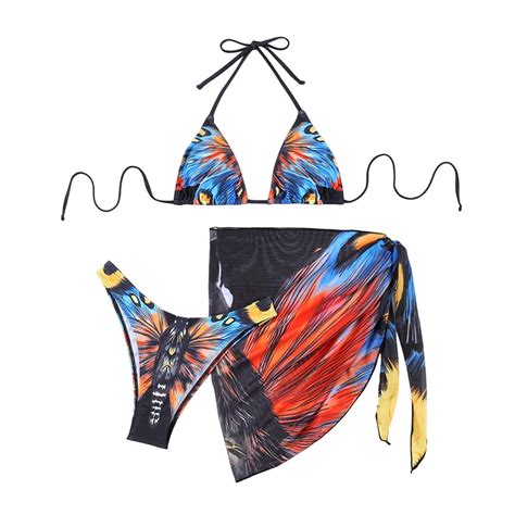 Bathing Suits Juniors Womens Summer Fashion Butterfly Print Split