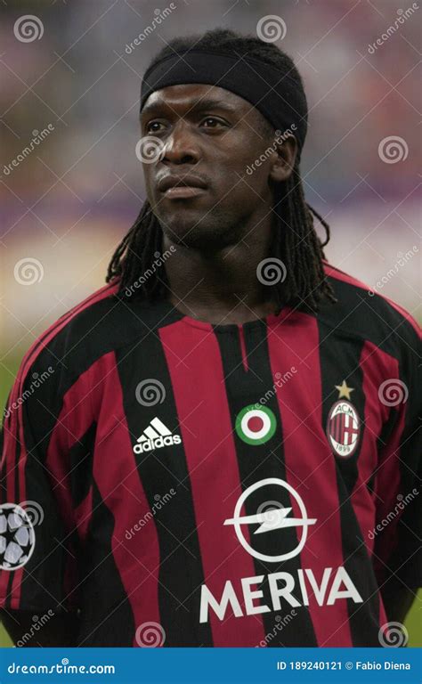 Clarence Seedorf In Action During The Match Editorial Photo