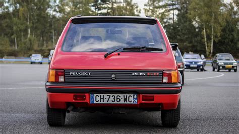 Peugeot 205 Gti Cars Coupe French Rouge Red Wallpapers HD