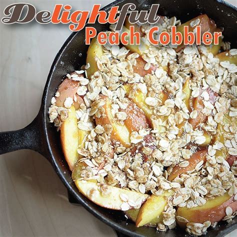 Delightful Peach Cobbler {recipe} Monica Wants It