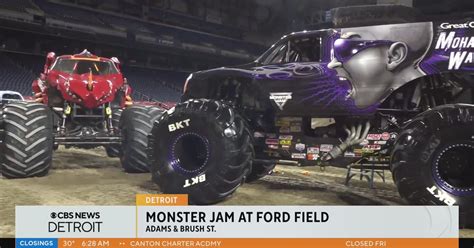 Monster Jam Revving Up Engines At Ford Field This Weekend Cbs Detroit