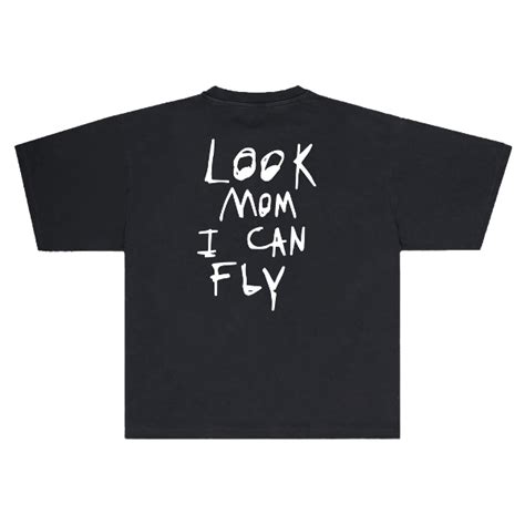 Remera Look Mom I Can Fly Travis Scott Mad City