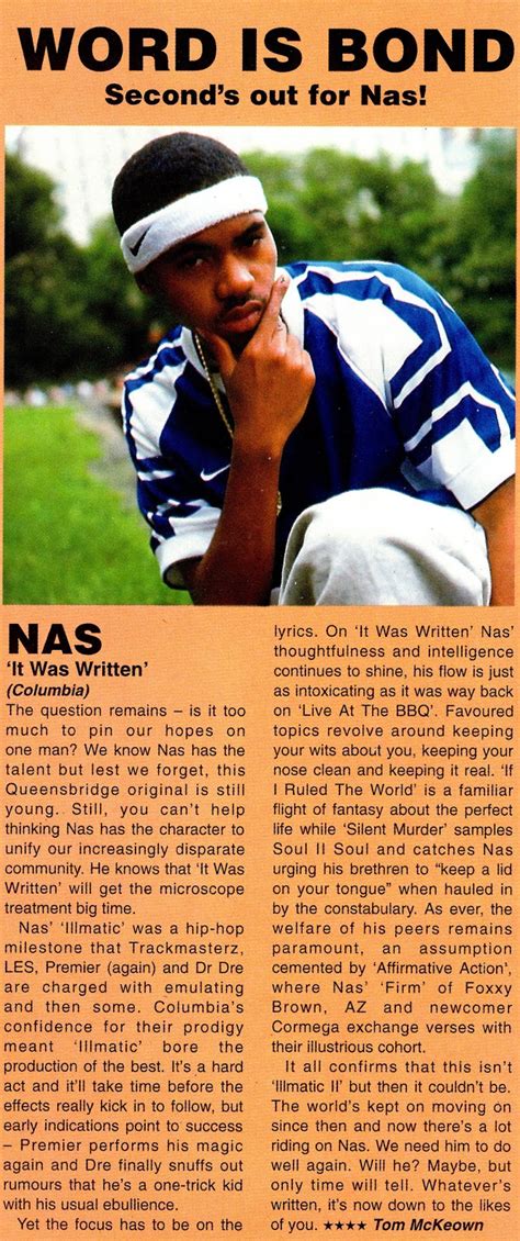 HipHop-TheGoldenEra: Album Review : Nas - It Was Written - 1996